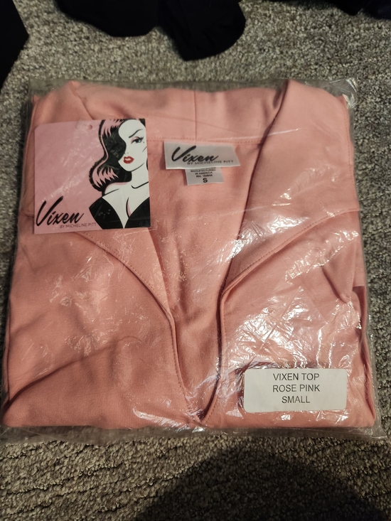 Vixen by Micheline Pitt Tops - Vixen by Micheline Pitt Rose Pink Top
